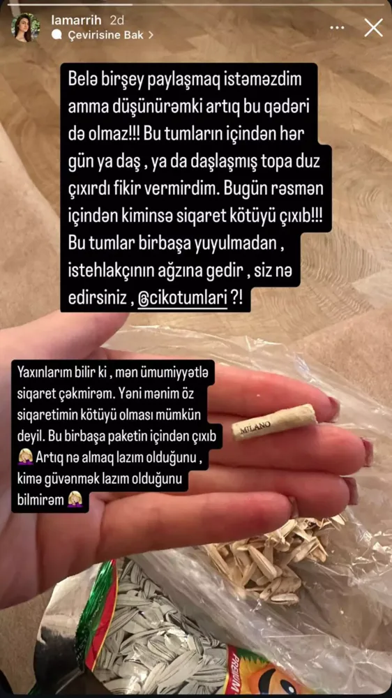Aktrisa Ləman “Çiko”nu biabır etdi