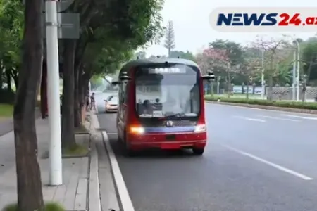 Gələcəyin nəqliyyatı: - SÜRÜCÜSÜZ AVTOBUS - VİDEO
