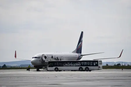 Rusiyada hava limanı bağlandı