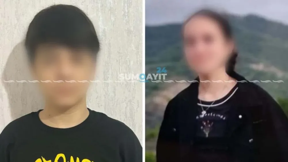 Azərbaycanda məktəblilər İTKİN DÜŞDÜ - FOTOlar