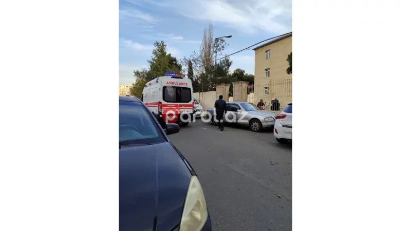 Bakıda məktəbdə dərs zamanı QORXULU HADİSƏ - Dərhal təcili yardım gəldi + FOTOLAR