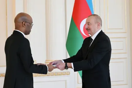 İlham Əliyev Somalinin səfirinin etimadnaməsini - qəbul etdi