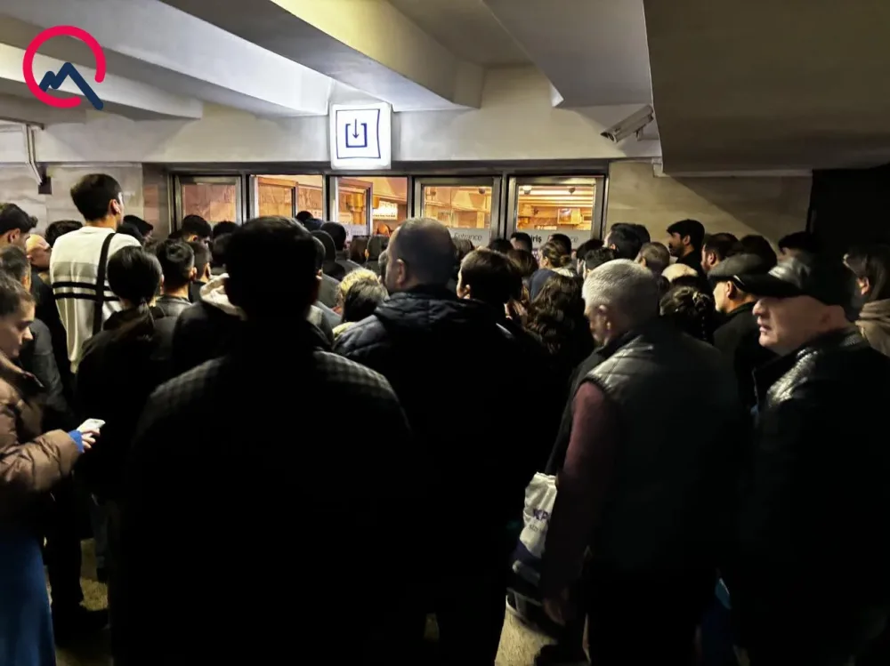 Bakı metrosu bu səhər... - Foto