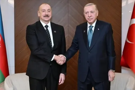 Bişkekdə Azərbaycan və Türkiyə prezidentlərinin görüşü olub