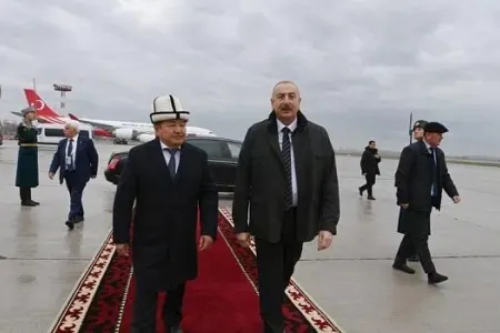 İlham Əliyevin Bişkek səfəri başa çatdı