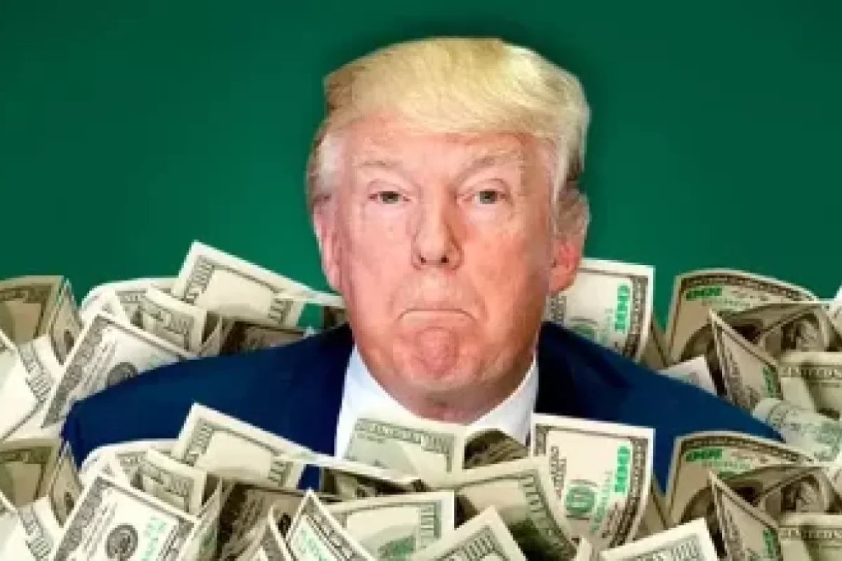 Tramp bir neçə saata 300 milyon dollar varlandı