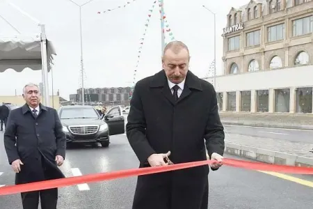 İlham Əliyev bu yolun açılışını etdi