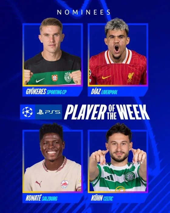 ÇL-də həftənin ən yaxşısı adına namizədlər kimlərdir?