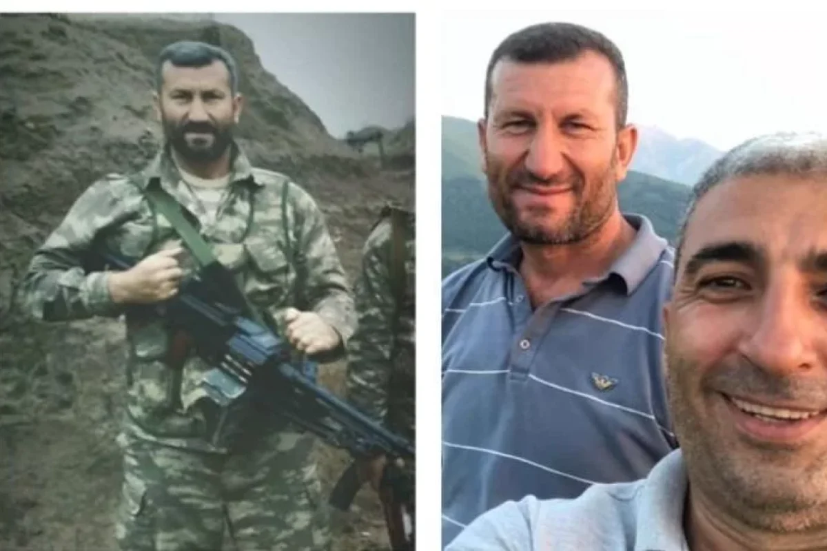 Rafael İsgəndərov şəhid dostundan danışarkən...