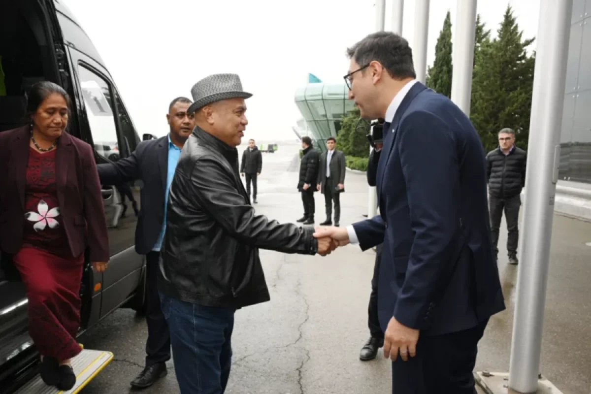 Tuvalunun baş naziri Azərbaycana gəlib