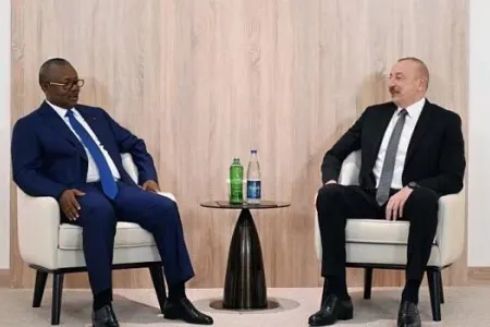 İlham Əliyev Qvineya-Bisau prezidenti ilə görüşdü