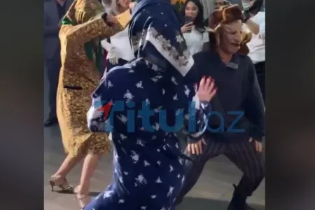 Bakıda restoranda "NƏNƏLƏR" geyimlərin təmiz çıxartdı