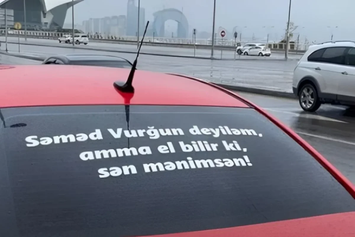 Üstü yazılı maşınlar cərimələnəcək? - VİDEO
