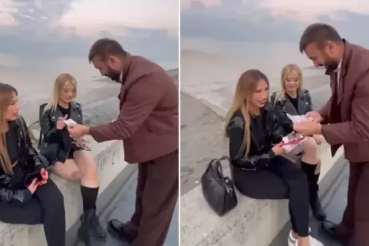 Məşhur sosial media fenomeni saxlanıldı – - Küçədə onu izləyənlərə pul paylayırdı