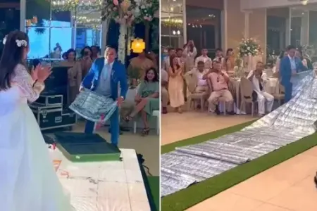 Bəydən maraqlı hədiyyə: 17 min dolları gəlinin önünə xalça kimi sərdi