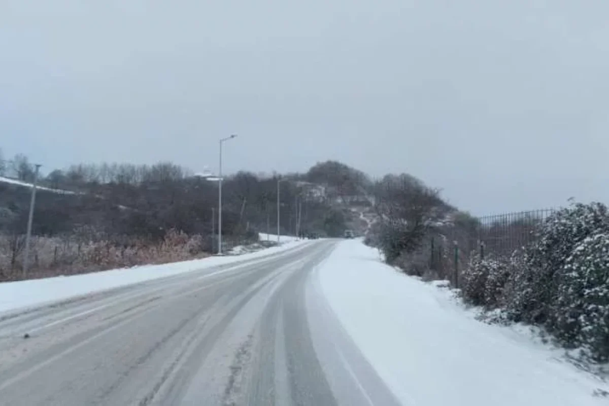 Bu əraziyə güclü qar yağdı