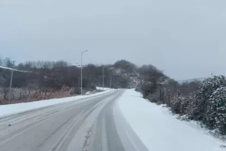 Bu əraziyə güclü qar yağdı