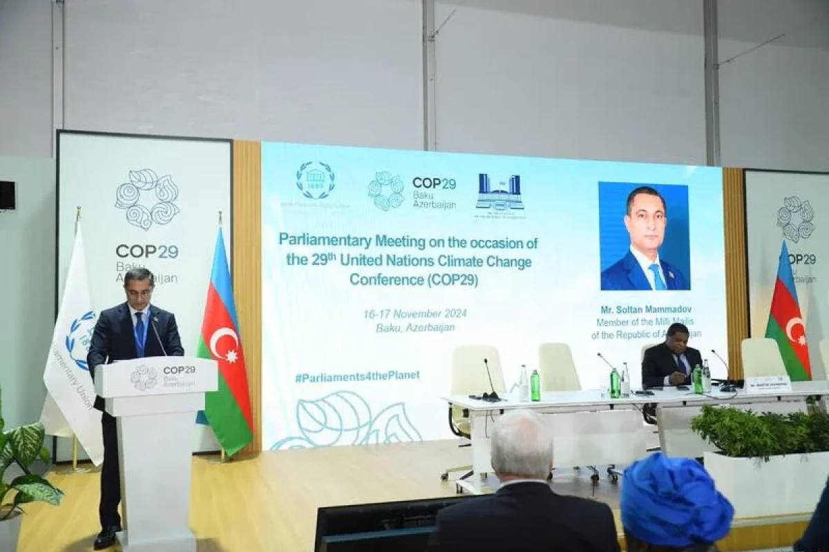 COP29 çərçivəsində Parlament Görüşünün iştirakçıları yekun sənədi qəbul ediblər