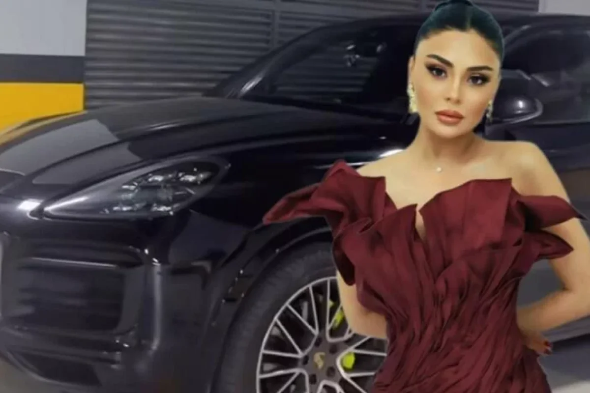 Vüsalə bahalı avtomobilini nümayiş etdirdi