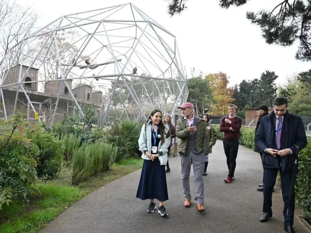 Leyla Əliyeva Bakı zooparkından paylaşım etdi - Fotolar