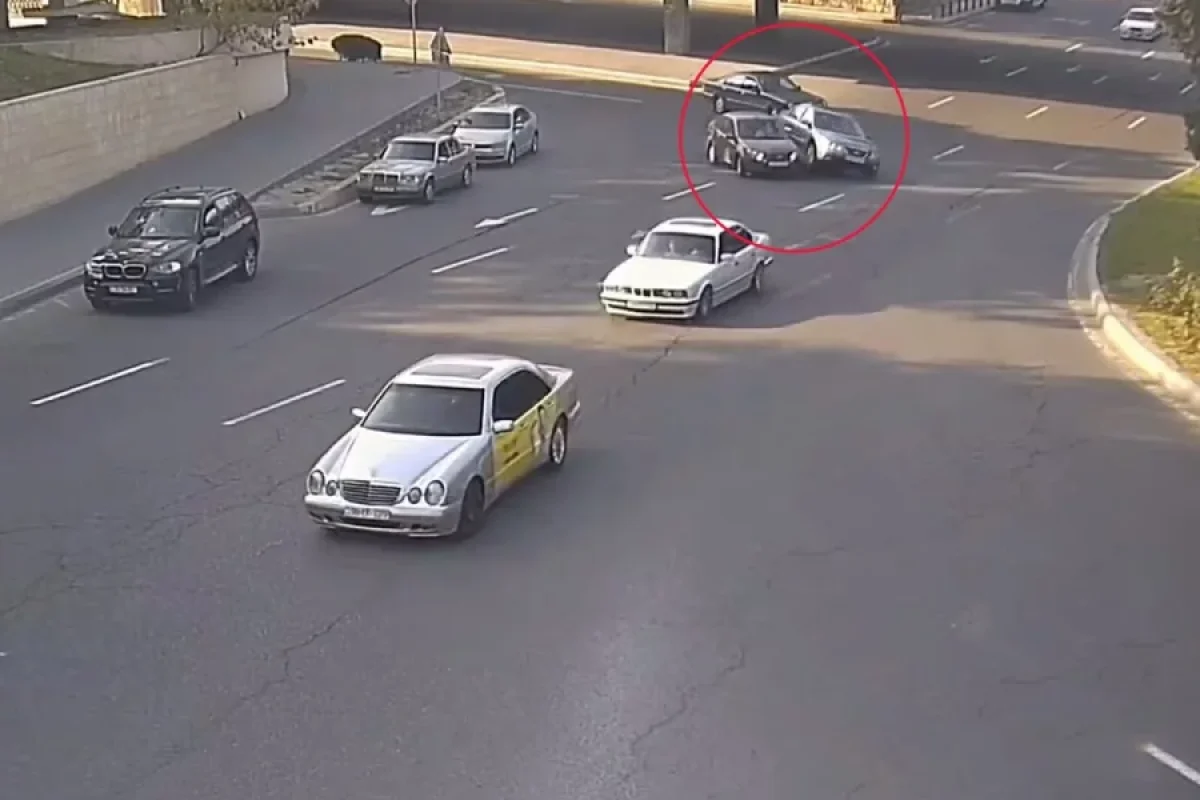 Bakıda baş verən qəzanın - ANBAAN GÖRÜNTÜLƏRİ