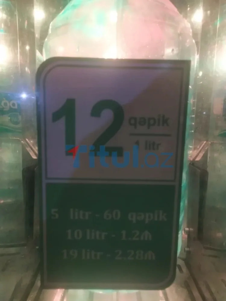Suyun qiyməti ARTDI - Bakıda bu yerlərdə... + - Foto