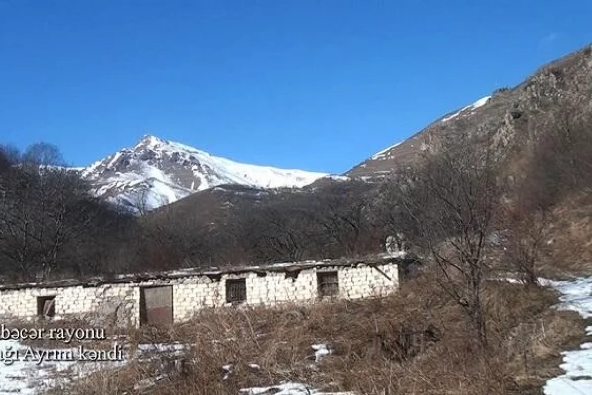 Qazaxın azad olunan kəndlərindən - Foto