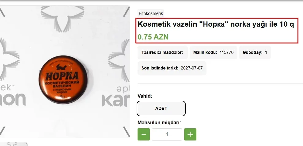 80 qəpiyə satılan bu məhsul möcüzə yaradır - FOTO