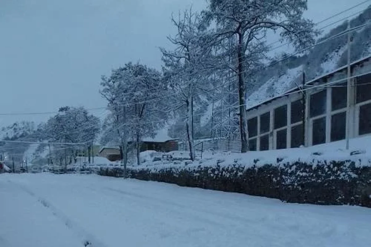 Bu rayonumuza 18 sm qar yağdı