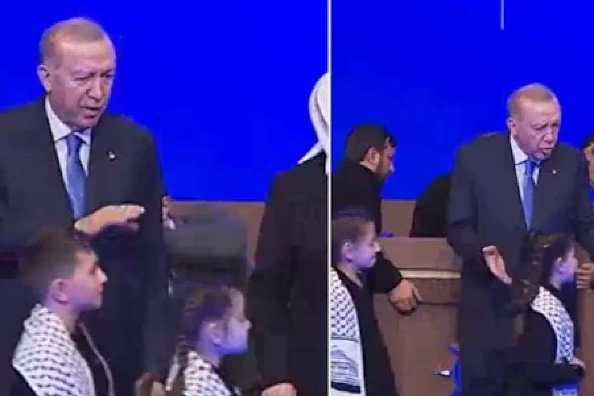 Ərdoğan canlı yayımda danladı - VİDEO