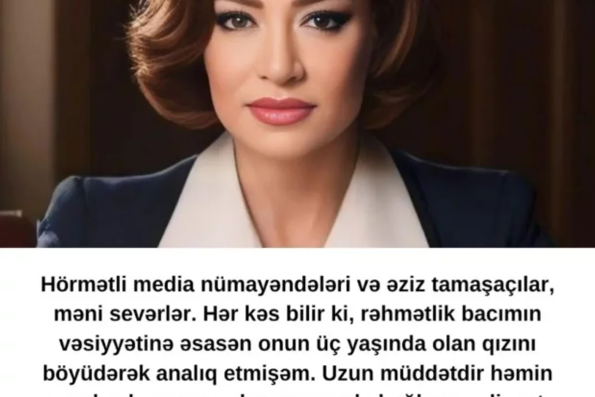 Mehriban Xanlarovadan övladlığa götürdüyü qızla bağlı QƏRİBƏ AÇIQLAMA