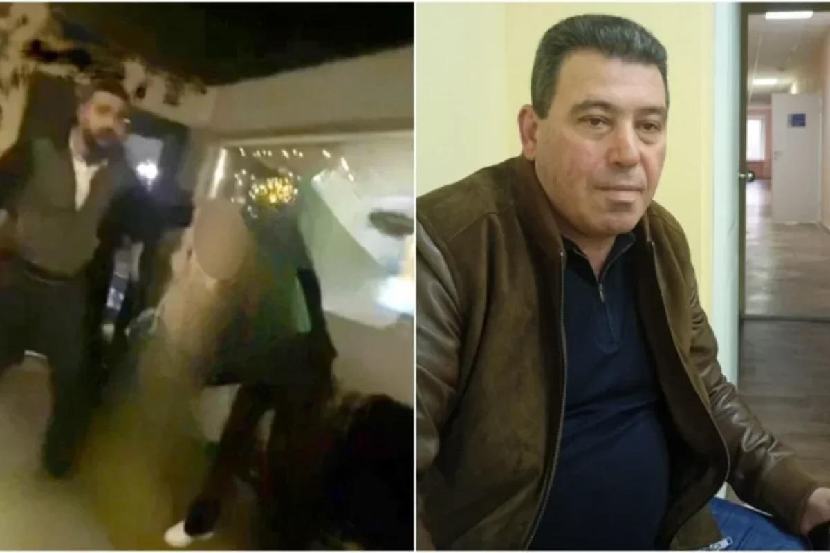 Hamının gözü qarşısında qızı saçından tutub sürüdü - – VİDEO