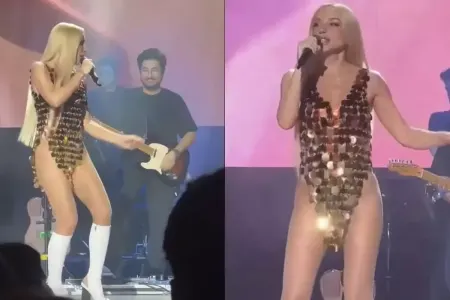 Açıq-saçıq səhnə geyimi ilə təəccübləndirdi