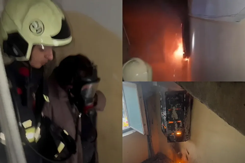 Sumqayıtda güclü yanğın- - Sakinlər təxliyyə edildi