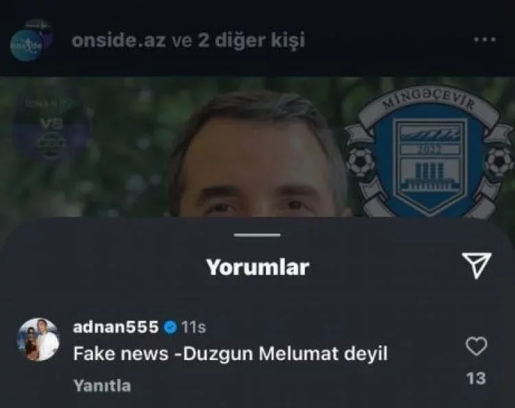 Adnan Əhmədzadə iddilara cavab verdi - FOTO