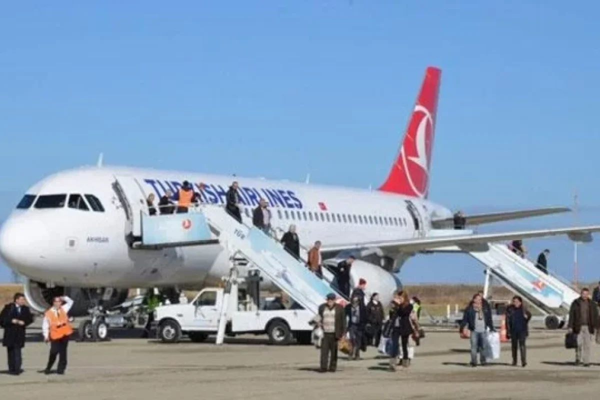 Türkiyə təyyarəsi məcburi eniş etdi