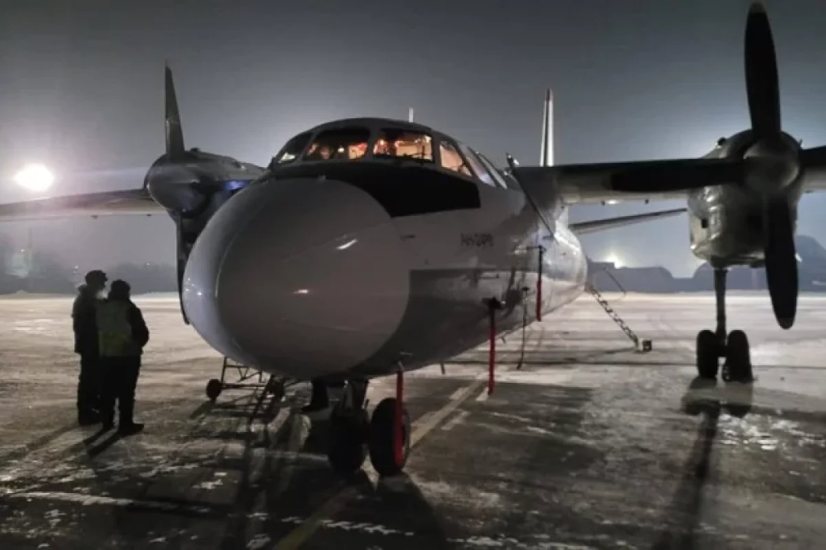 Təyyarə məcburi qəza enişi edib