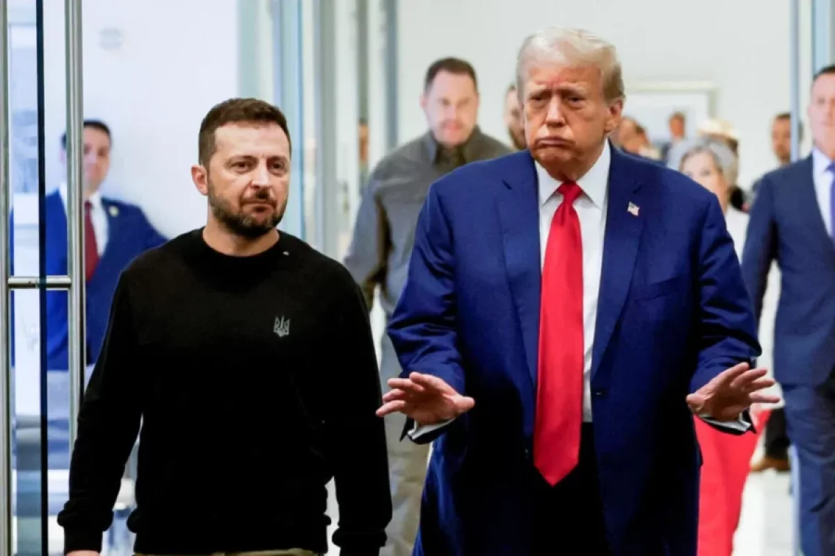 Tramp Zelenskini "təpiklədi"