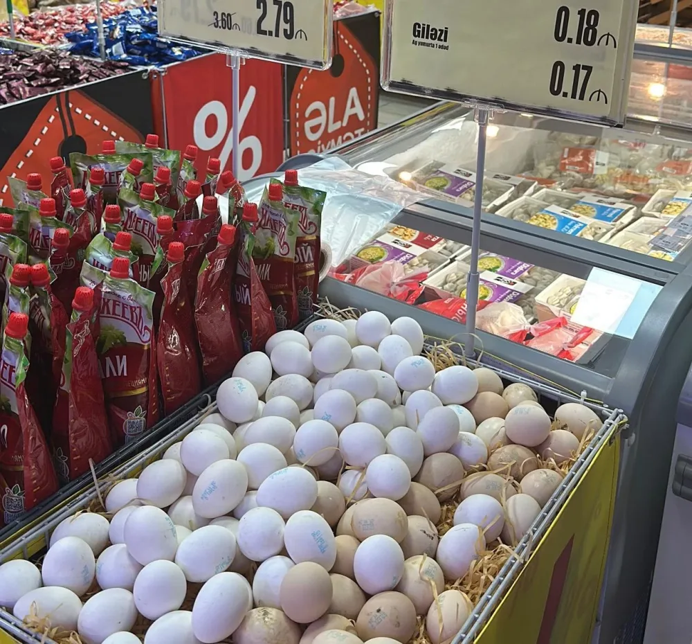 Yumurta BAHALAŞDI: Yeni QİYMƏT - FOTO