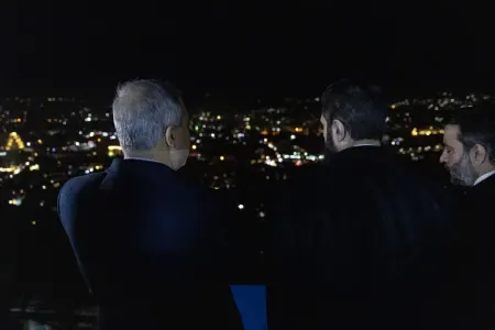 Birgə çay içib Dəməşqi seyr etdilər - VİDEO+FOTO