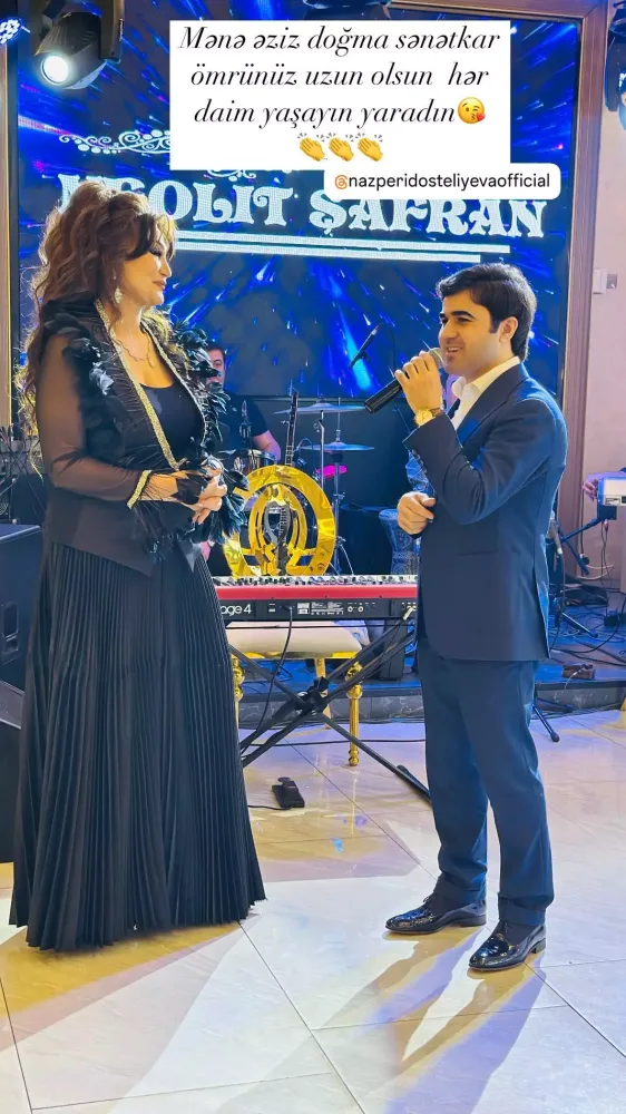 Xalq artisti özünə təmtəraqlı ad günü keçirdi - VİDEO