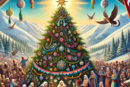 Yolka - Şam ağacı bəzəmək tamamilə Türk adətidir - TƏFSİLAT