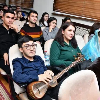 “Problem yoxdur” sənədli filmi Sumqayıt Dövlət Unversitetində nümayiş olunub – - FOTOLAR