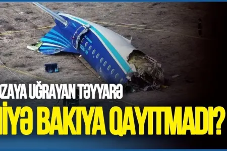 Qəzaya uğrayan təyyarə niyə Bakıya qayıtmadı? BÜTÜN SƏBƏBLƏR