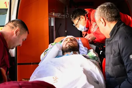 14 yaralı vətəndaşımız Bakıya yola salındı - Fotolar