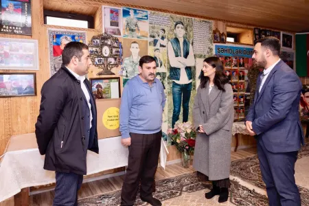 Yelo Bank Şamaxıda şəhid və qazi ailələrini ziyarət edib