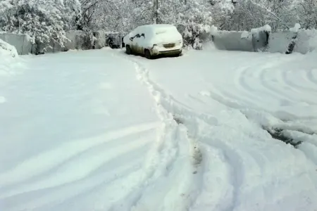 Azərbaycanda bu əraziyə 16 sm qar yağdı