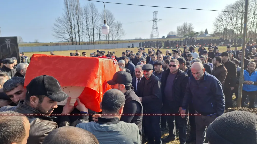 Təyyarə qəzasında həlak olan Anar Babayev dəfn olundu - FOTOLAR