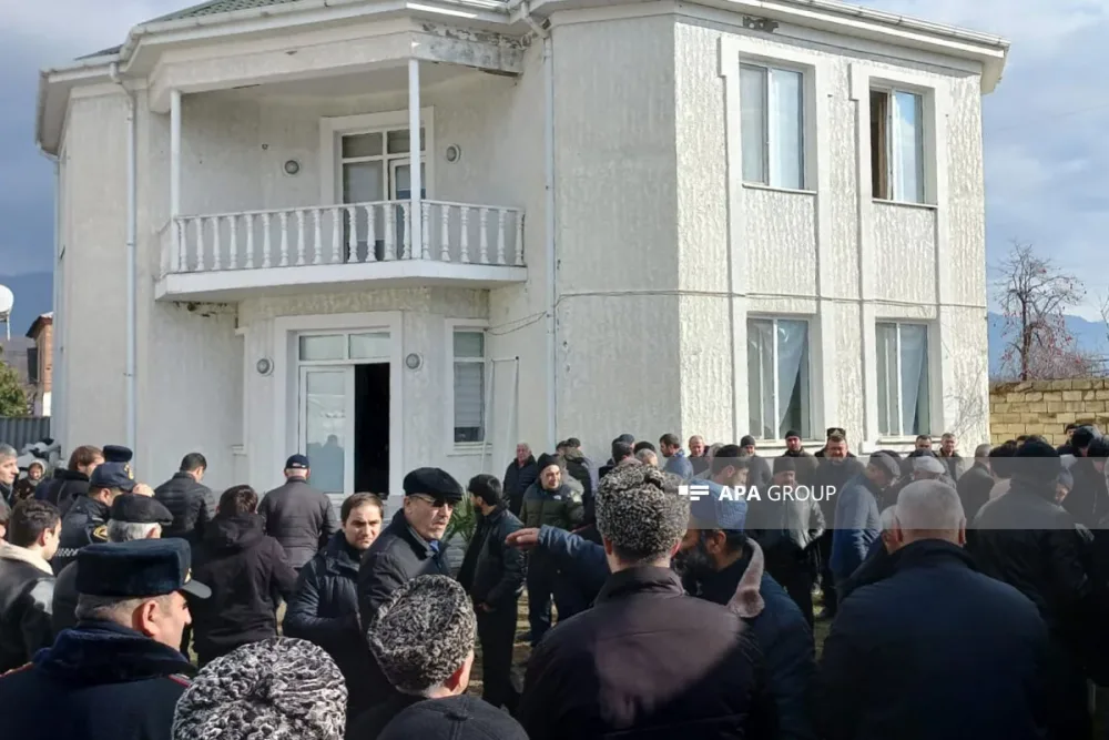 Qəzada həyatını itirən Balakən sakinləri dəfn olunublar - -FOTOLENT