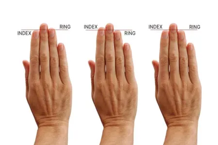 Barmaqların uzunluğu ilə spirtə olan həvəs arasında - əlaqə